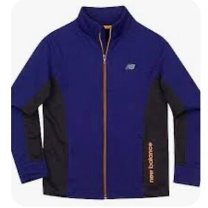 New Balance Boys Jacket Youth Athletic Training Top 14/16 Coat Running Active